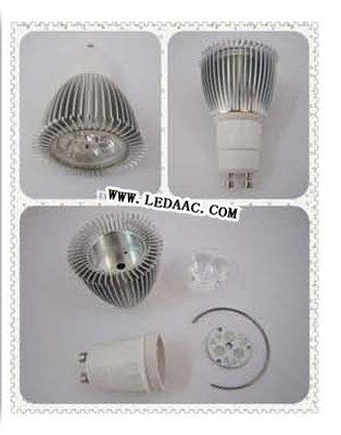 專業(yè)供應(yīng)5W球泡殼5*1W LED燈泡殼——東莞市大朗普瑞斯照明燈具銷售部